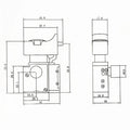 Fa2-6/1bek 6a 250v lock on power tool electric drill speed trigger switch botton. Qme 1PC