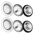 Kitchen Sink Drain Filter 6 Pack Stainless Steel Kitchen Sink Stopper Dish Odor-Proof Drainer Plug Cover Anti-Clogging Food Qme Silver China Mainland