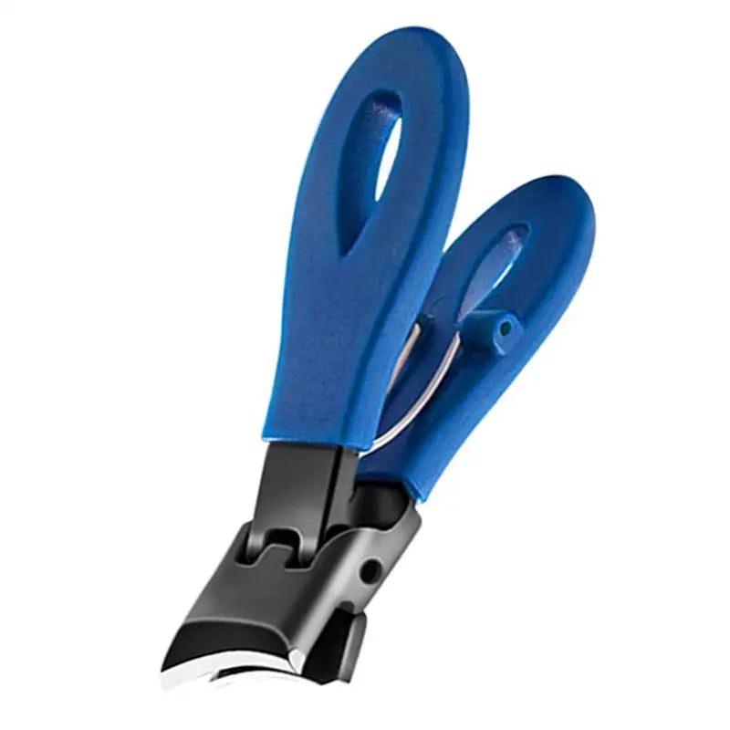 Slanted Nail Clippers Wide Jaw Opening Slanted Curved Nail Trimmer For Thick/Ingrown Nails Stainless Steel Pedicure Tool Qme