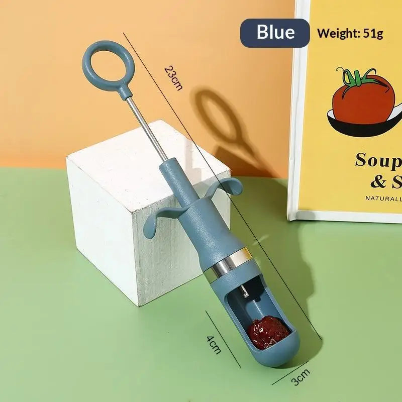 Cherry Pitter With Fast One Second Pit Removal And Non Slip Handle Red Date Pitter Home Kitchen Baking Use Fruit Tool Gadget Qme B