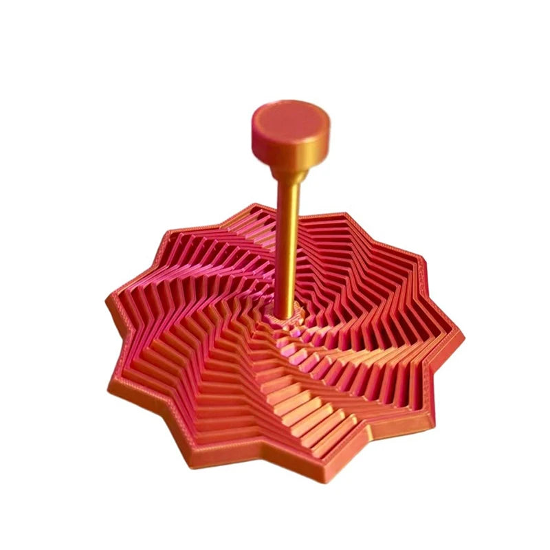 3D Printed Expanded Sensory Fidget Star Expandable Fractal Toys Qme C