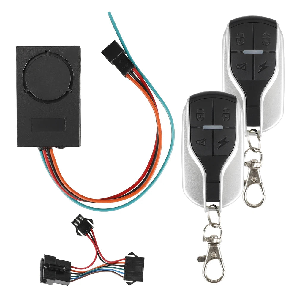 New Electric Scooter AntiTheft Device Vibration Alarm One-Button Starter Support Vehicle Search Function with Remote Controller Qme