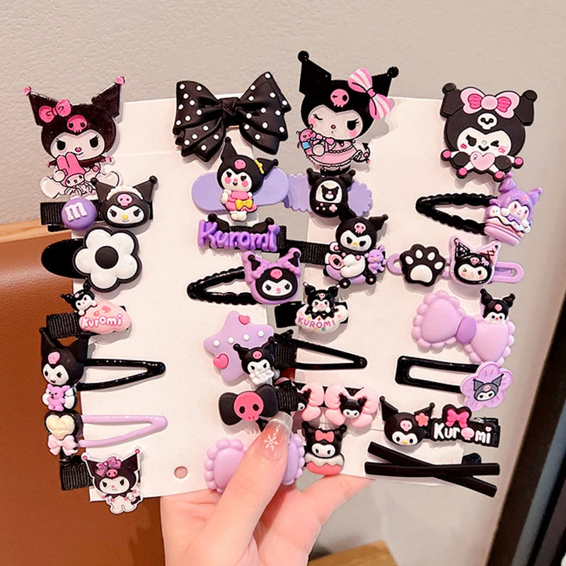 14-Piece Kuroomi Korean-style Hair Accessory Cute Gentle Qme