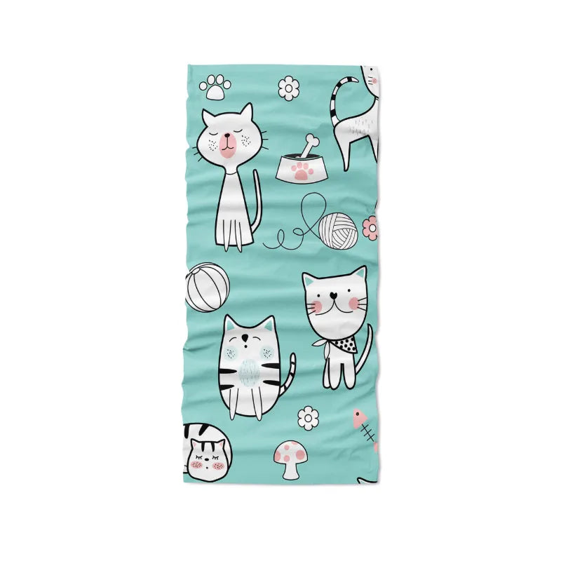 Personalized Animal Men's Headscarf Scarf Women's Headdress Sports Qme style7 One Size >8Y