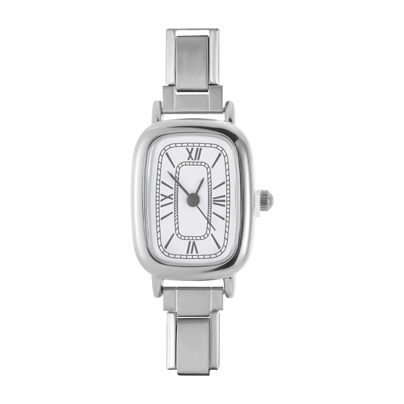 2026 Fashion Women's Men's DIY Width Italian Elastic Charm Stainless