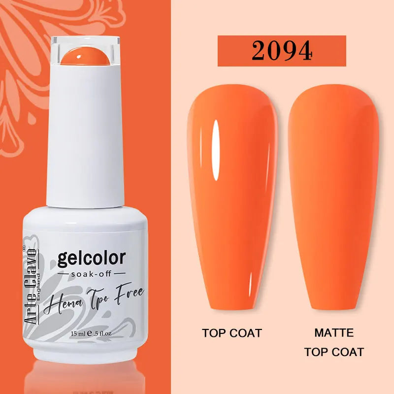 Arte Clavo Red Series Nail Polish Party Colors Gel Varnishes All