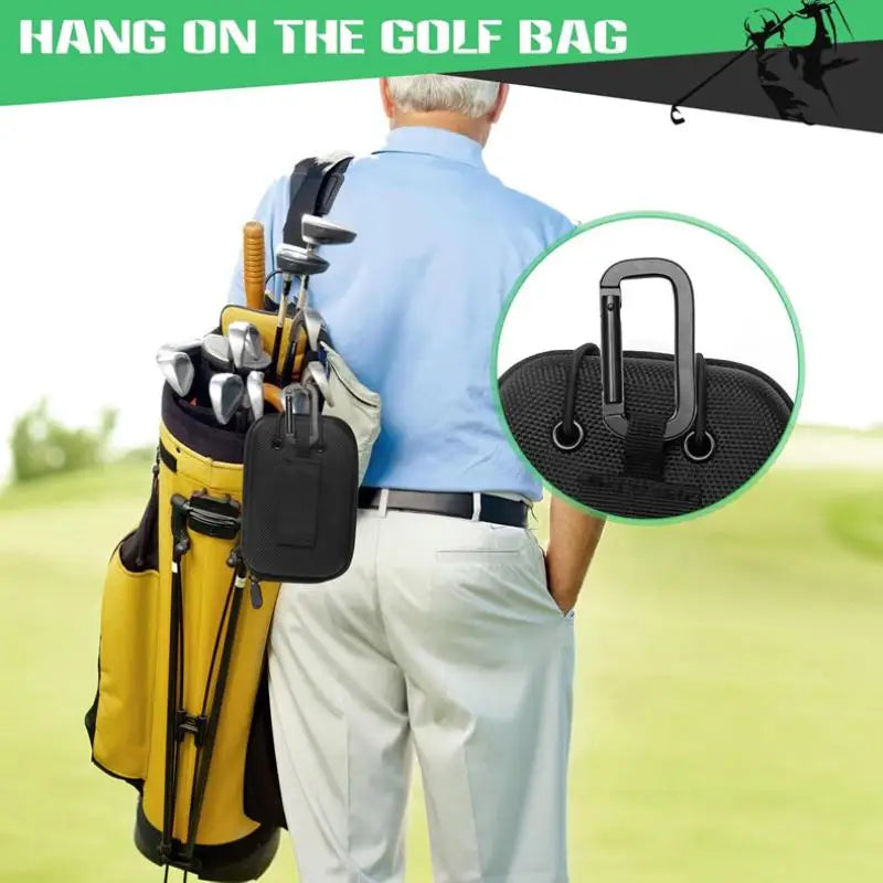 Golf Rangefinder Case EVA Hard Cover Range Finder Bag Outdoor Qme