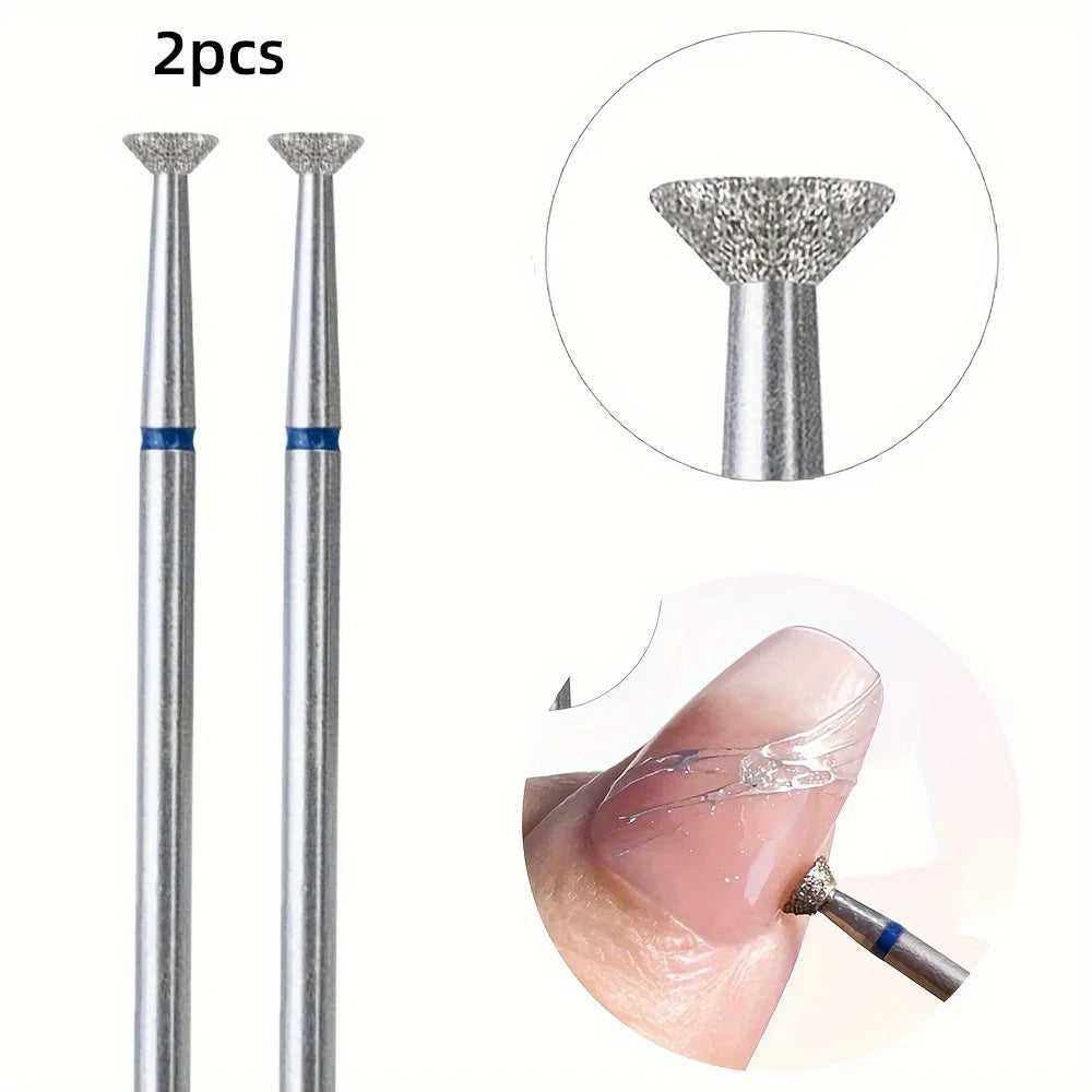 1pc One Nail Drill Bit, Head for Grinding Nails, Tool for Cleaning Methyl Methacrylate Nails, Odorless Nail Oil Removal Brush Qme
