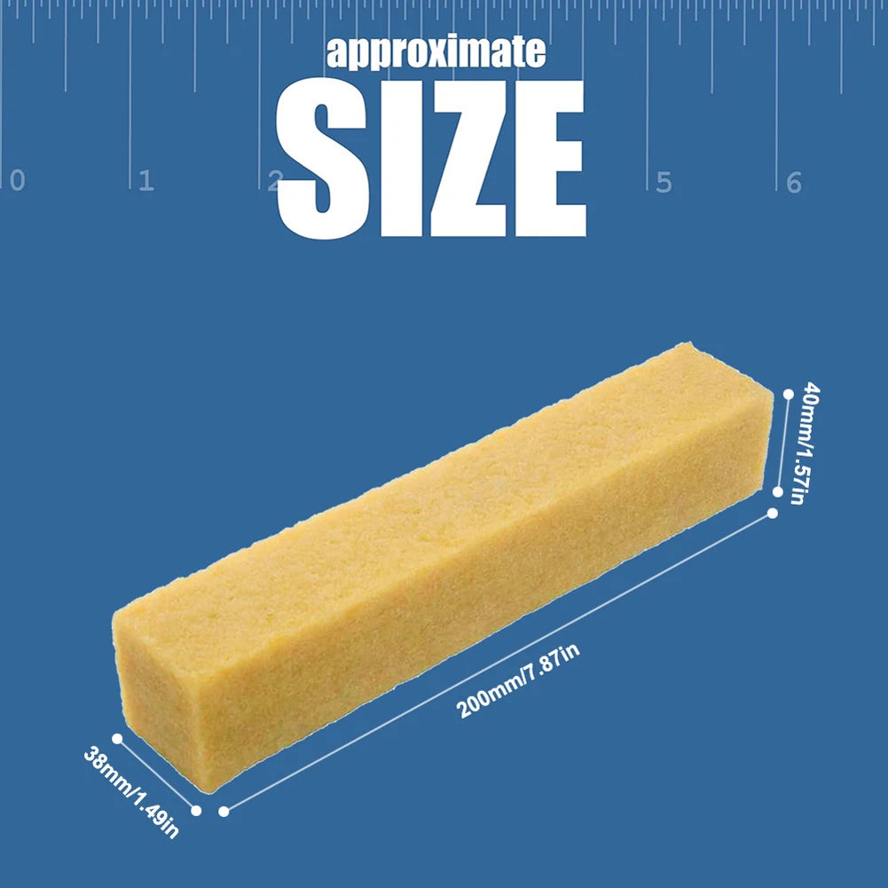 Abrasive Cleaning Eraser Stick Woodworking Eraser Block Natural Rubber Cleaning Block for Sanding Belts Sanding Discs Rough Tape Qme