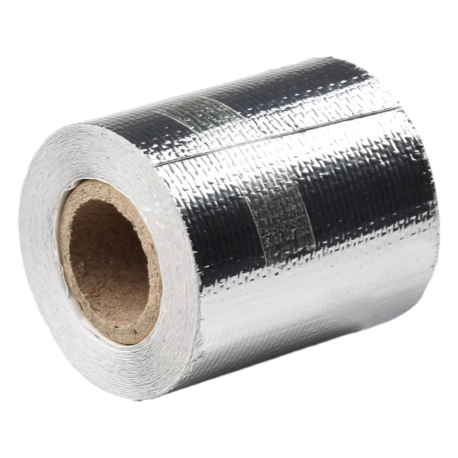 5m*5cm Silver Exhaust Pipe Insulation Tape - High Temperature Heat Resistant Bandage for Manifold Downpipe Adhesive Tape Qme