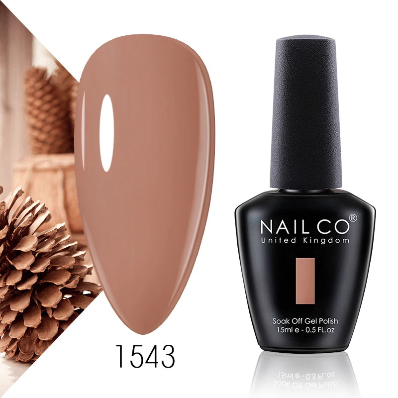 NAILCO 131 Colors Nail Gel Polish Off LED Semi Permanant Art Hybrid