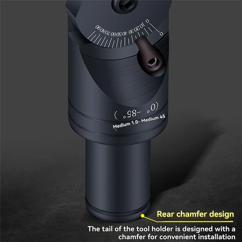 A02F-Multi-Purpose Milling Cutter Adjustable 0-85 Degree Chamfering Cutter For APMT1604 Carbide Milling Cutter Qme