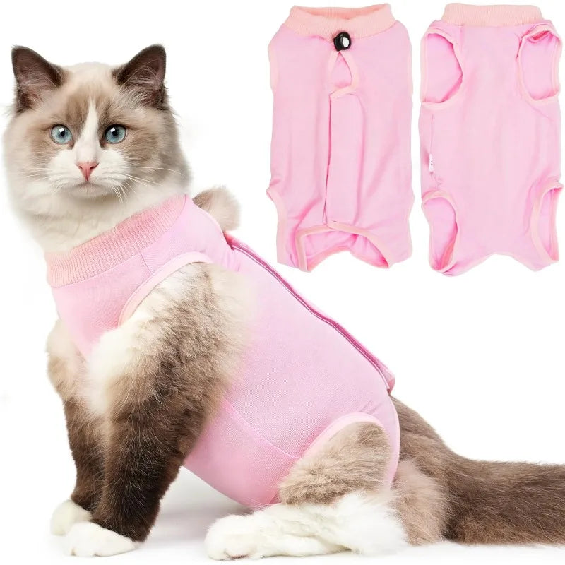 Convenient Soft Cat Sterilization Clothing Anti-licking Breathable Qme