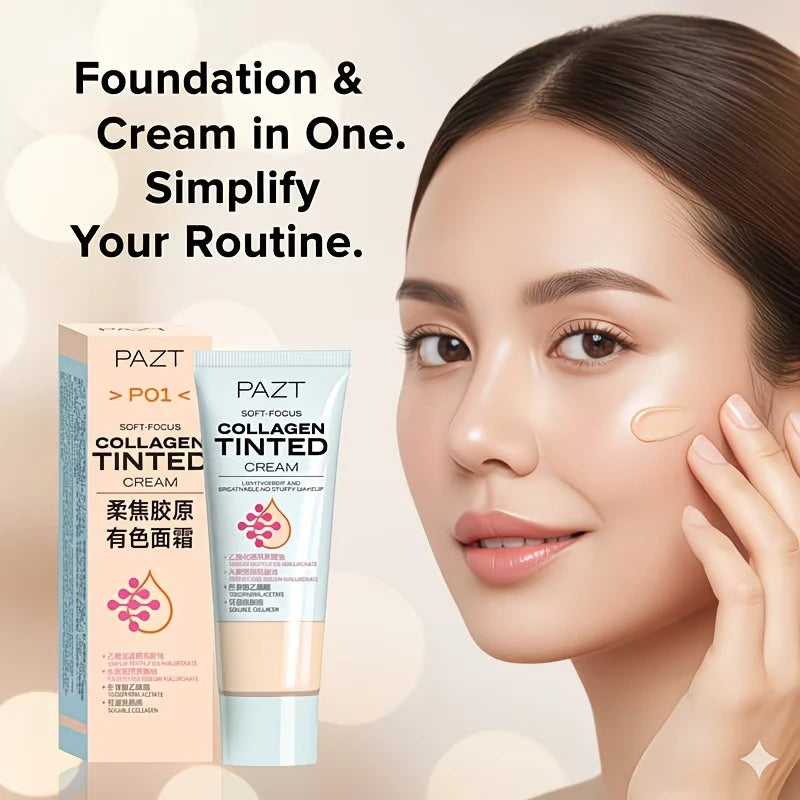 Soft Scorched Collagen Colored Face Cream Durable Waterproof Suitable Qme