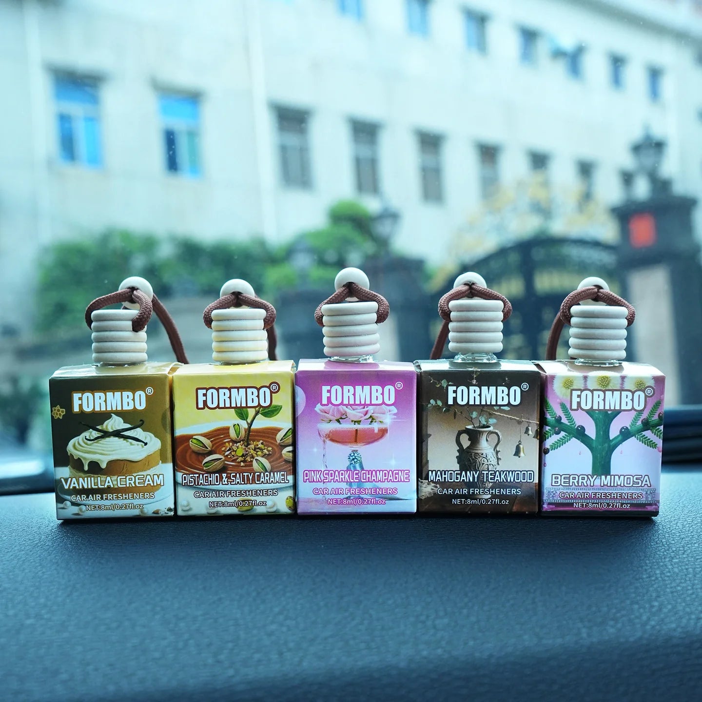 Car Perfume Fresh Flower Fragrance Lasting Charming Used Interior Qme
