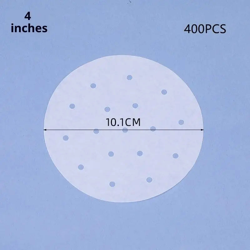 100 Disposable Steaming Paper Baking Silicone Oil Non-stick Steam Qme L 400PCS