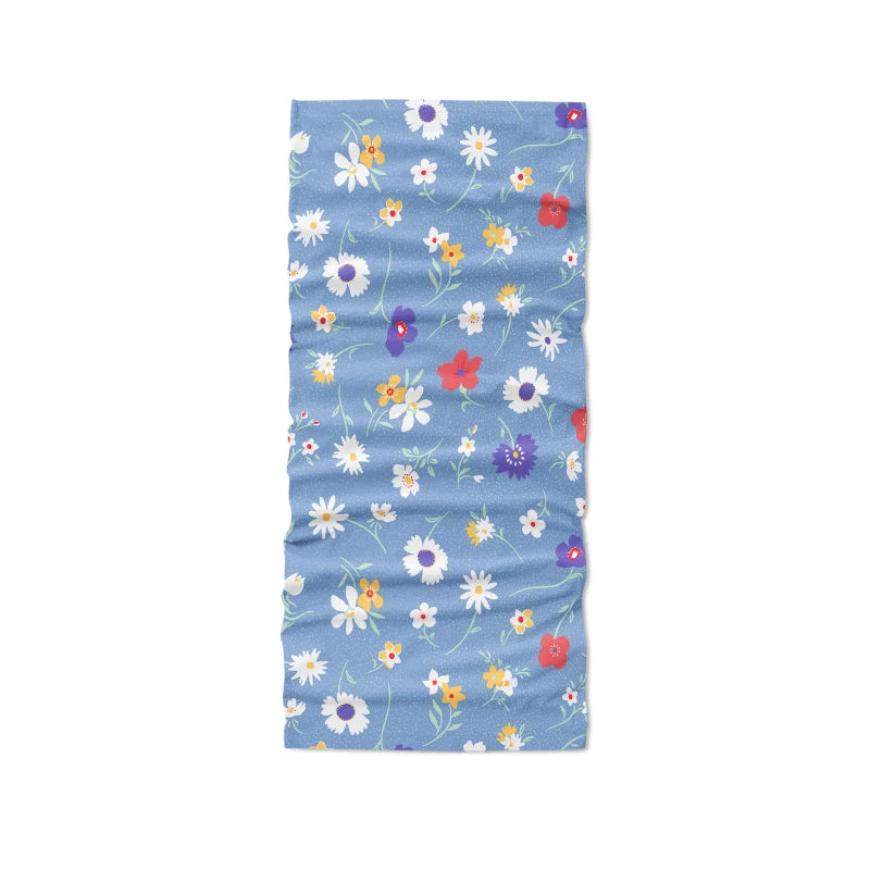 Fashion Daisy Series Headscarf Ladies Outdoor Sweat-wiping Dust-proof Qme style2 One Size >8Y