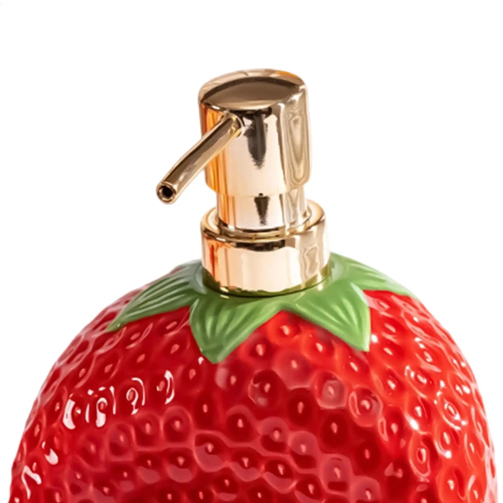 Soap Dispenser Bathroom Strawberry Shape Liquid Lotion Pump Container Qme