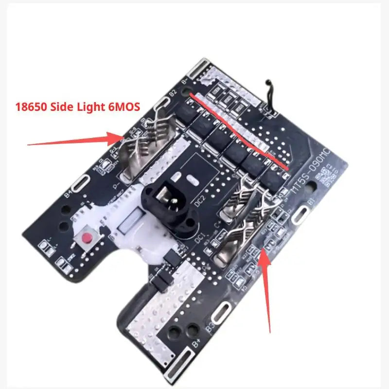 21V 18650 Side Lights Protection Board Temperature Control Angle Qme