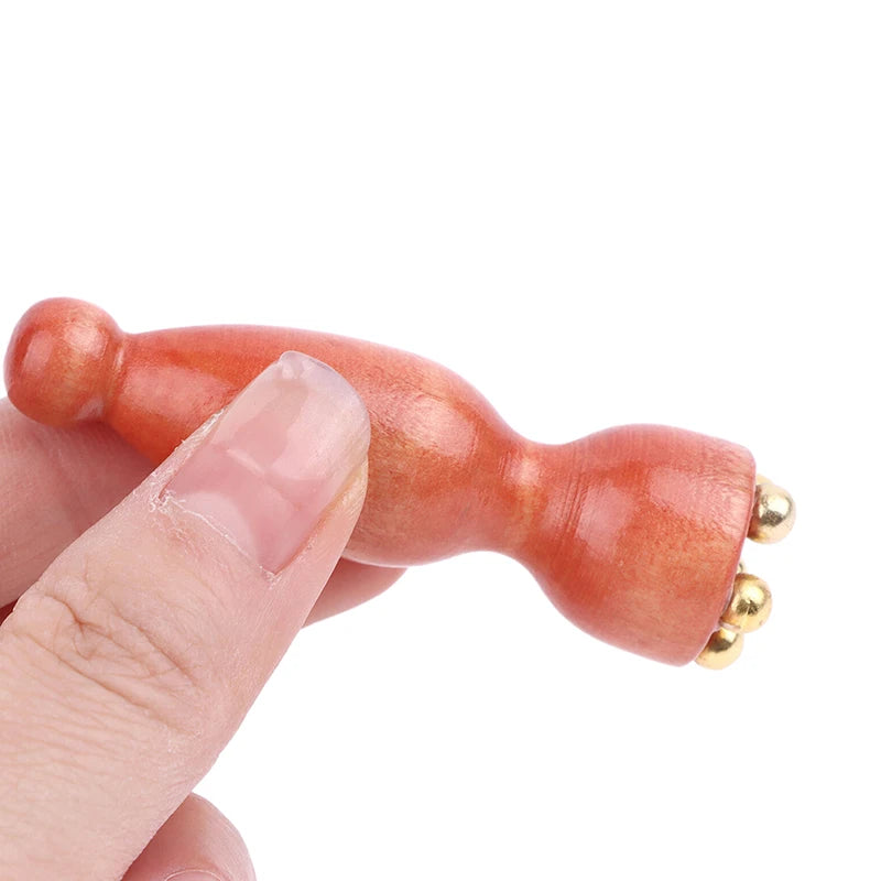 Handheld Lotus Seedpod Beauty Professional Alloy Rosewood Facial Qme
