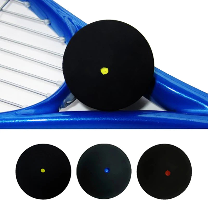 Professional Rubber Squash Ball Racket Red Dot Blue Fast Speed Qme