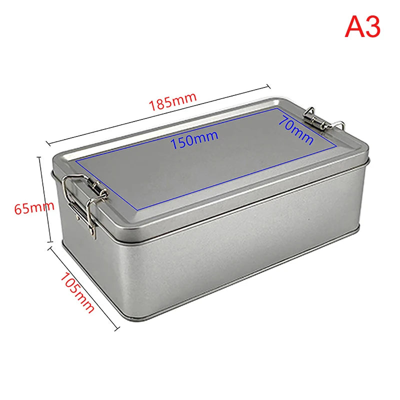 Kitchen Desktop Storage Tin Candy Coffee Tea Jewelry Chocolate Qme L