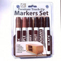 6-21Pcs Furniture Touch Up Kit Markers Markers Crayons Filler Sticks Paint Pen Wooden Damaged Scratch Repair Pens Qme 6 pcs set