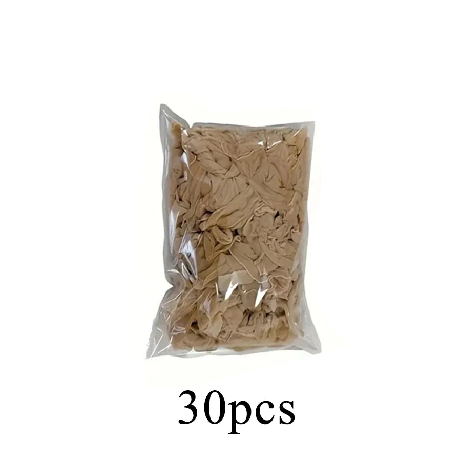 Wholesale HD Wig Caps High Quality Transparent HD Hair Nets Weave Nylon Stretchy Lace Front Wig Cap for Women Men Light Brown Qme 30pcs