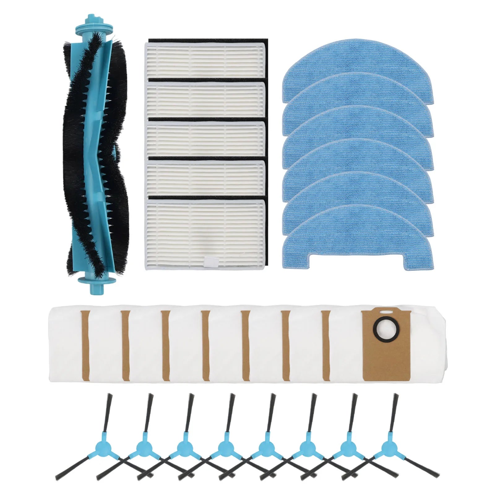 For Ultenic For T20 Pro For Honor S3 R3 Robot Vacuum Cleaner Replacement Main Brush Mop Cloth Filter Dust Bag Side Brush Kit Qme B