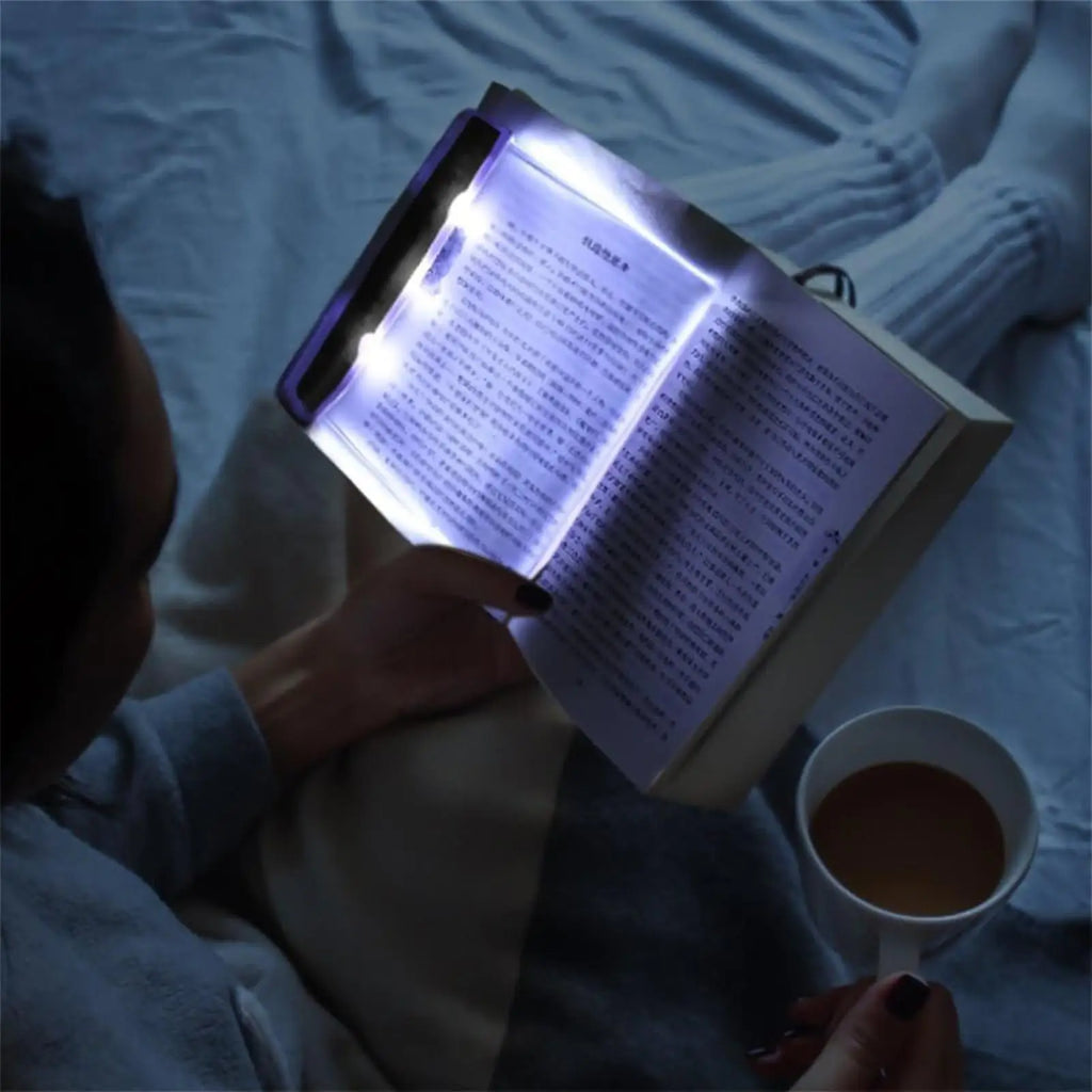 1Pc Creative LED Flat Panel Night Vision Reading Light Eye Protection Reading Light Student Night Light LED Book Eye Care Lights Qme