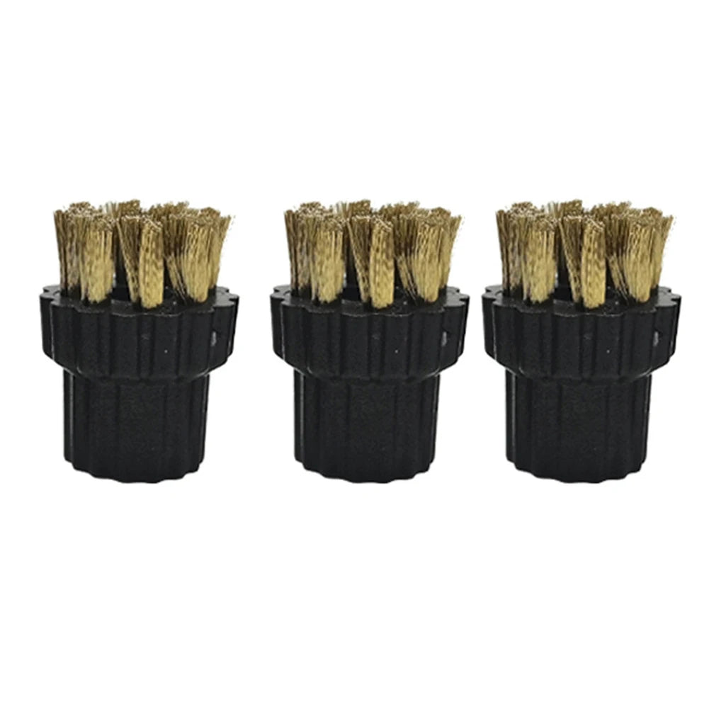 3 Piece M8 For Steam Mop Brush Head Accessories For Multi Applications Compatible With Most For Steam Cleaners Qme M8 copper brush