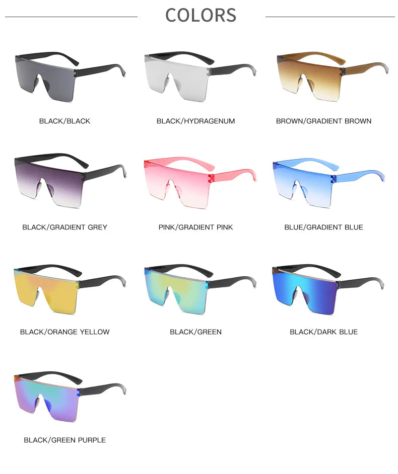 Oversized Square Frame Sunglasses Casual Fashion Women Sun Glasses Men Retro Y2K Sports Cycling Driving Goggles UV400 Shades Qme