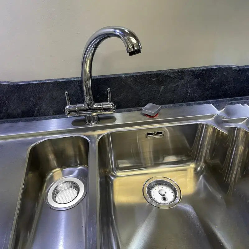 Kitchen Sink Drain Filter 6 Pack Stainless Steel Kitchen Sink Stopper Dish Odor-Proof Drainer Plug Cover Anti-Clogging Food Qme