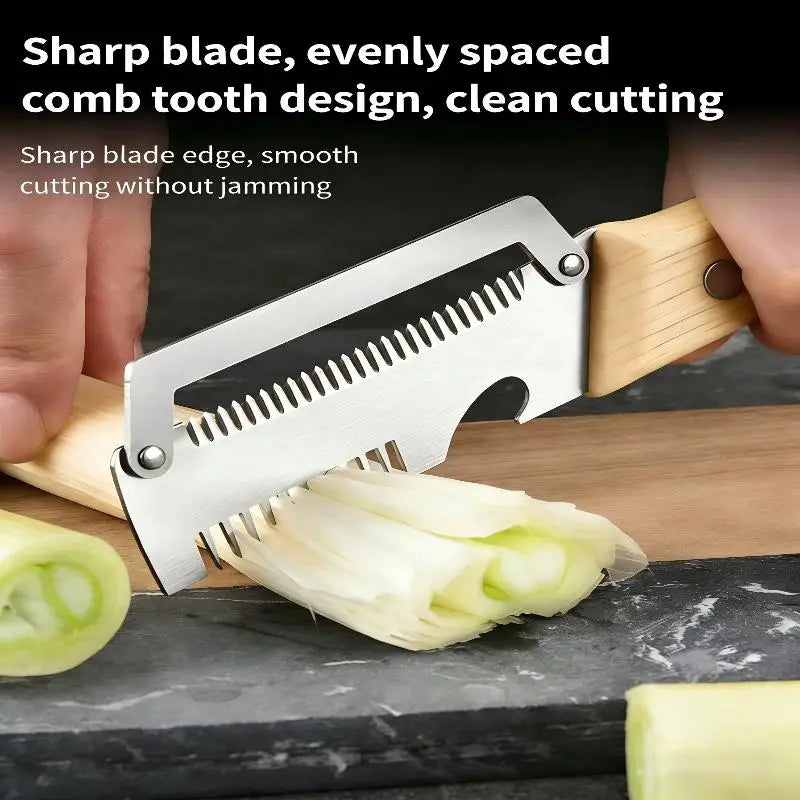 Wooden Handle Bottle Opener Multi-functional Vegetable Peeler Kitchen Qme