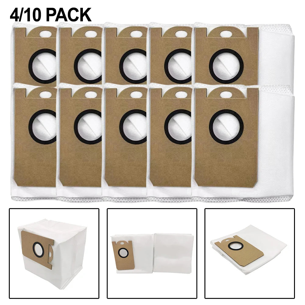 4/10pcs 3L Large Capacity Dust Bags For Teendow D10S D10S MAX Vacuum Parts Dust Bags Replacement Accessories Qme