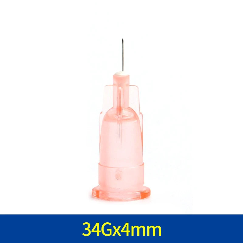 Box Tattoo Needle Transparent Syringe Injection Painless Small Teeth Qme c