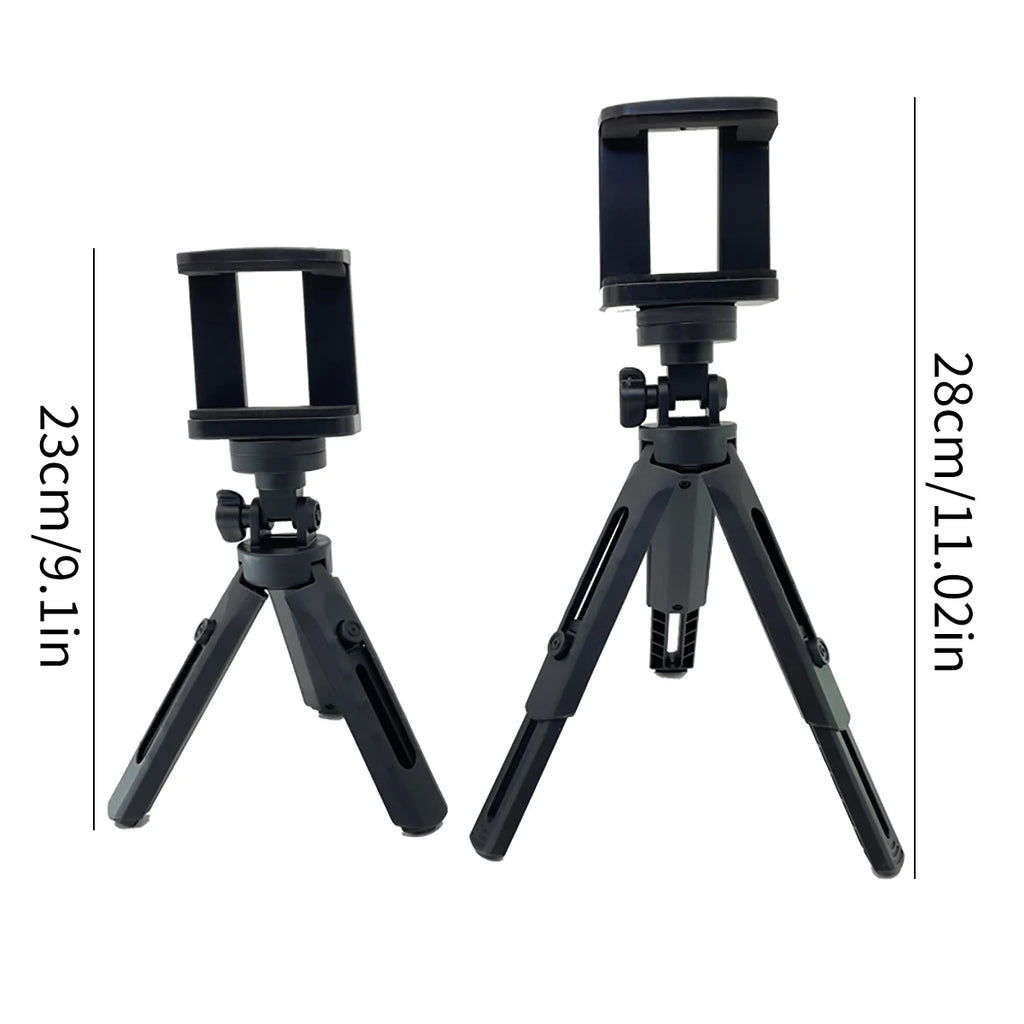 360 Rotating Tripod Mobile Live Streaming Stand Mini Retractable Qme