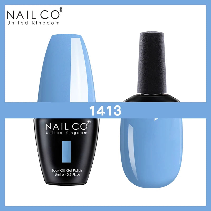 NAILCO Nude Nails Gel Nail Polish UV LED Semi-permant Varnish Hybrid