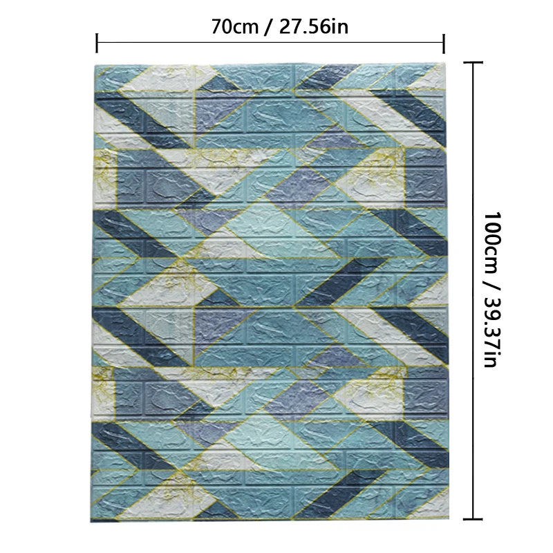 DIY 3D Wallpaper Moisture Proof Modern Home Decoration Self-adhesive