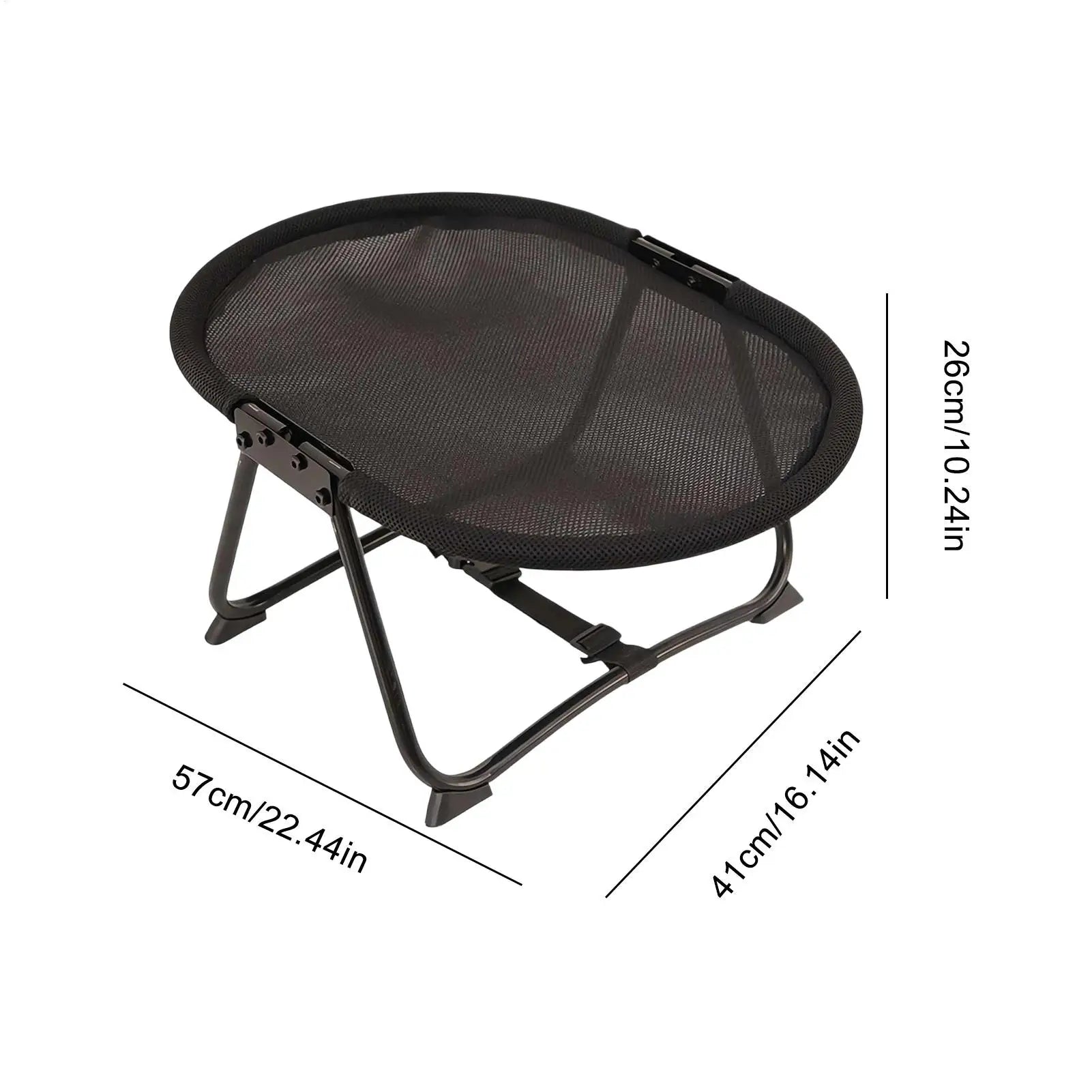 Dog Cot Bed Foldable Breathable Pad Indoor Camping Cat Beds Small Qme