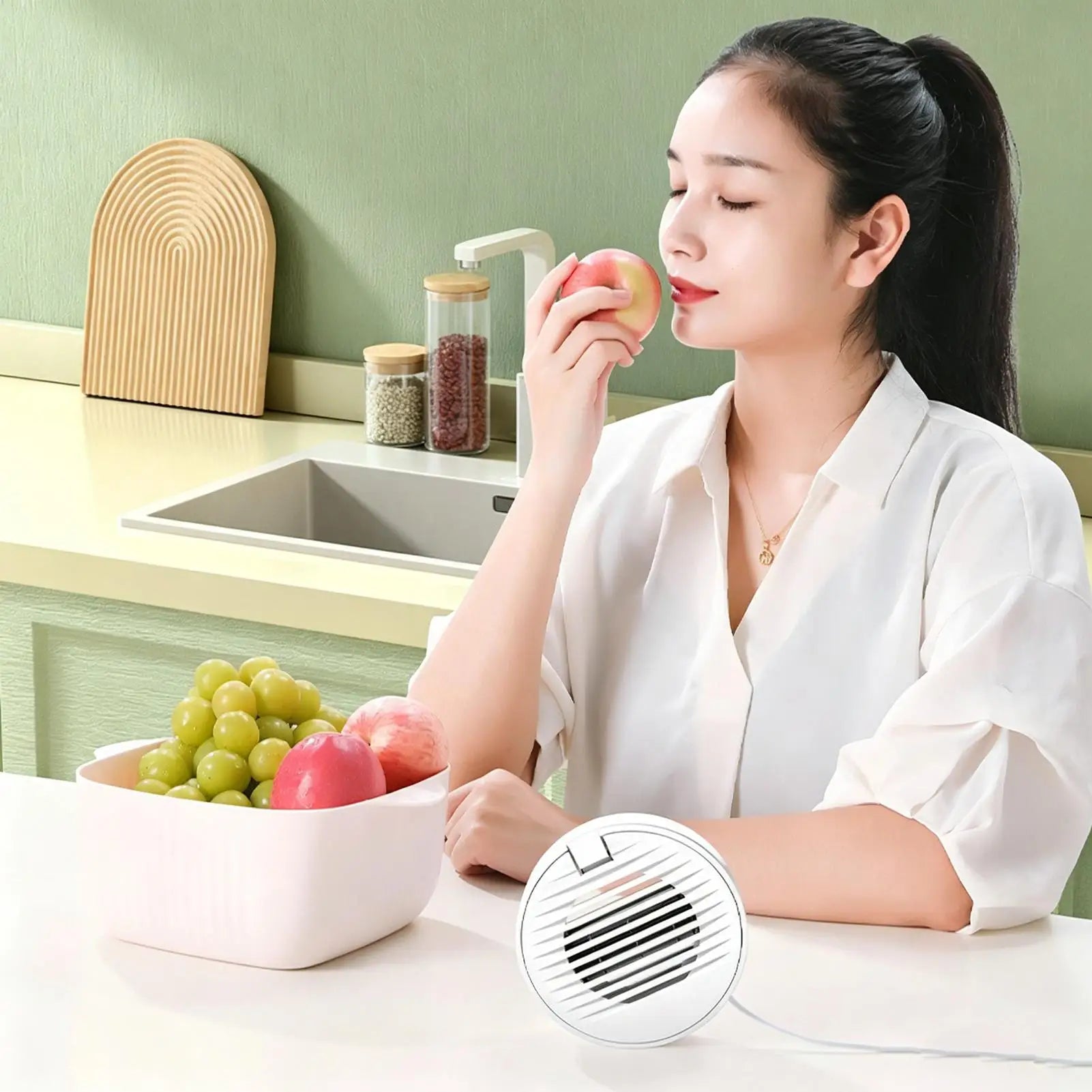 Fruit Cleaner Waterproof Detachable Deep Cleaning Washer Vegetable Qme