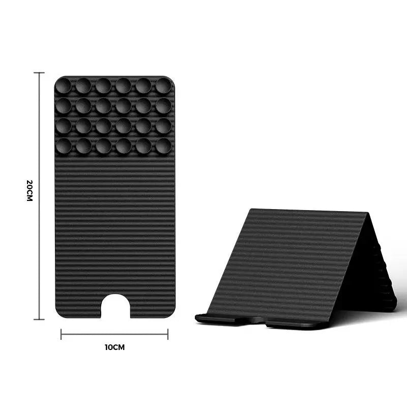 Portable Phone Tablet Stand Flexible Silicone Foldable Desktop Holder Qme A3