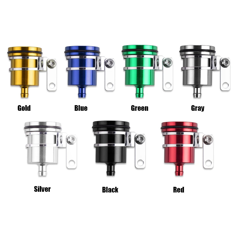 Aluminum Alloy Rear Front Clutch Tank Oil Fluid Cup Motorcycle Brake Cylinder Fluid Reservoir Motorcycle Clutch Tank Cylinder Qme