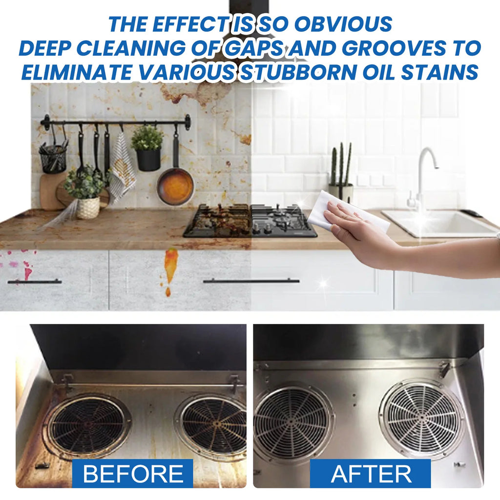 Kitchen Grease Cleaning Tablet Range Hood Stove Oven Washing Heavy Oil Stains Dirt Removal Degreasing Kitchen Detergent Tablets Qme