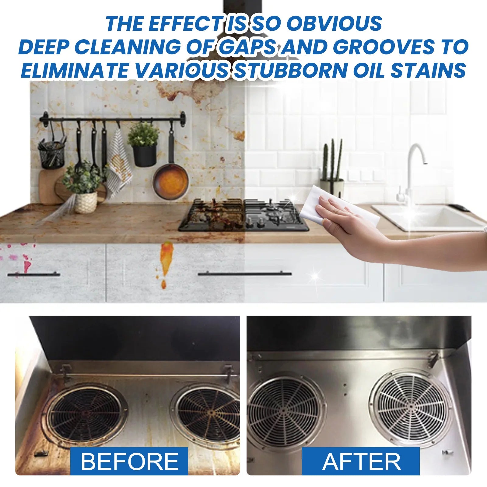 Kitchen Grease Cleaning Tablet Range Hood Stove Oven Washing Heavy Oil Stains Dirt Removal Degreasing Kitchen Detergent Tablets Qme