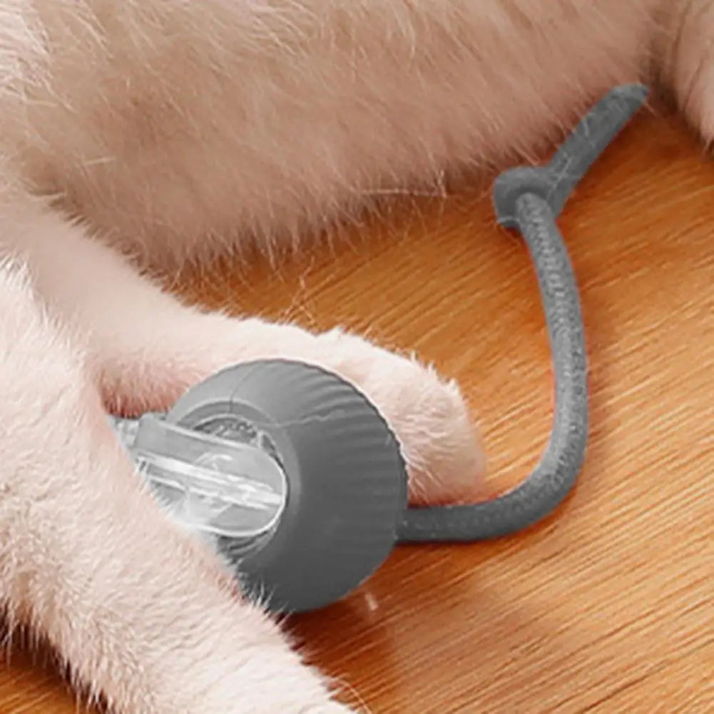 Pet Gravity Intelligent Rolling Ball Cat Toy Ball Relieves Boredom Self Fun Teasing Cat Ball for Interaction Indoor Playing Qme