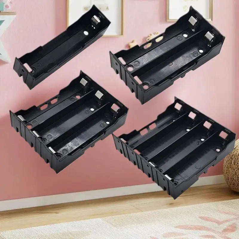 18650 Parallel Battery Box Shell 1 2 3 4 Slot Holder Storage Case DIY Qme
