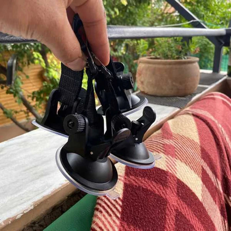 4Pcs Suction Cup Anchor Securing Hook Tie Down Camping Tarp As Car Side Awning Pool Tarps Tents Securing Hook Universal Travel Qme