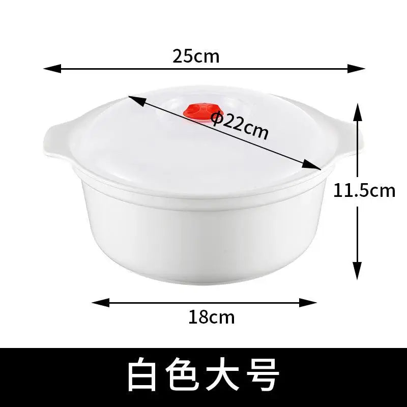 Kitchen Tool Microwave Oven Special Box Heated Soup Pot Rice Steamed Qme L
