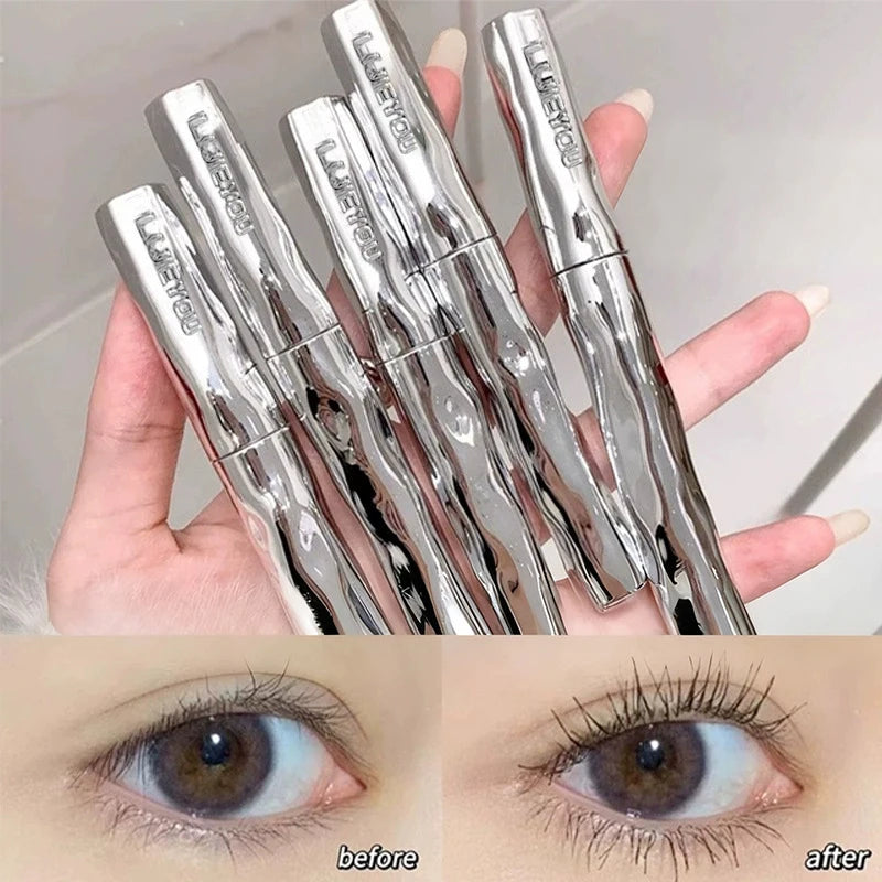 Steel Tube Mascara Waterproof Sweat-proof Formula Thickens Lengthens Qme